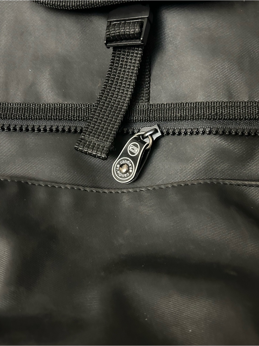 Candies Black Drawstring Backpack - Picture 2 of 5